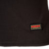 Workies Workwear Lightweight Black Tee branded logo badge