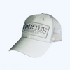 Workies Workwear Grey on Grey Trucker Cap with 3D embroidery and plastic size adjuster